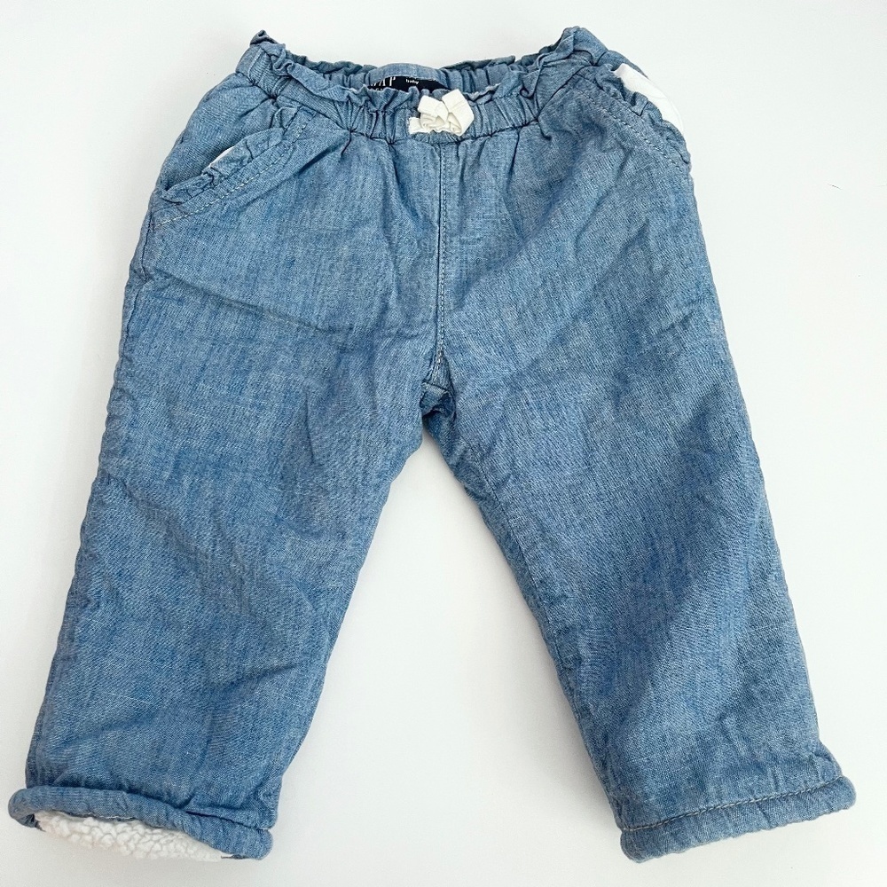 GAP Blue Sherpa Lined Pants US 12-18M